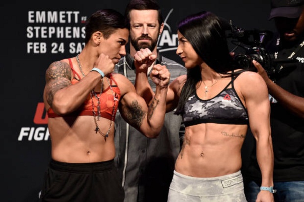 Jessica Bate-Estaca e Tecia Torres prometem fazer um bom duelo visando a disputa de título (Foto: Getty Images)